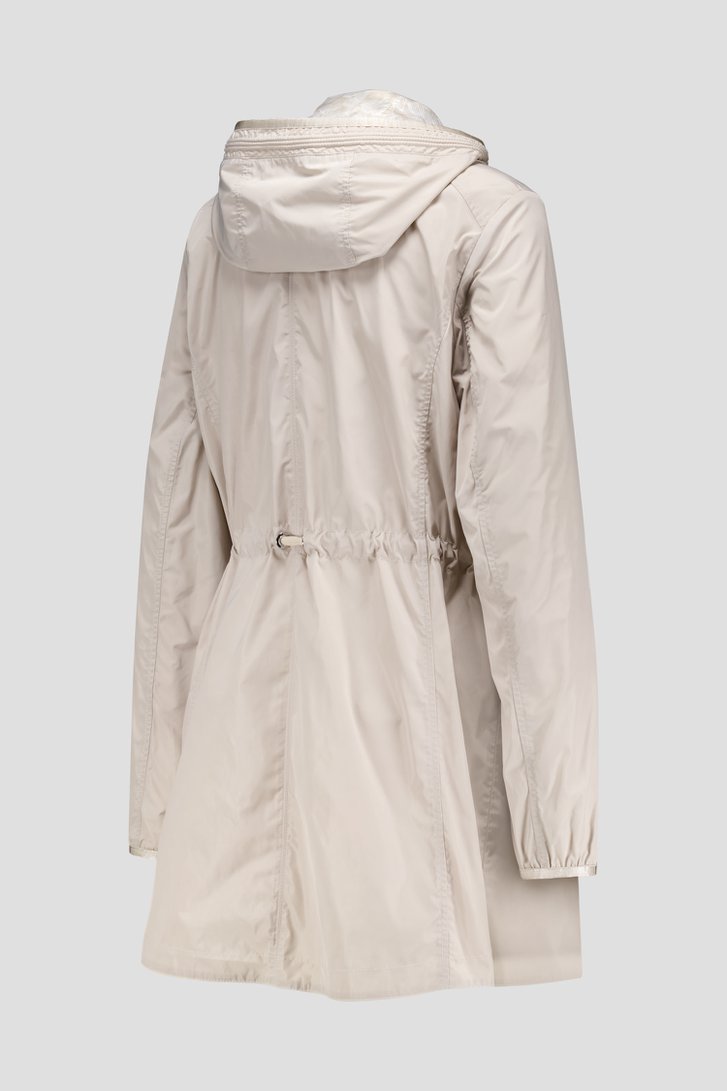 Imperméable à capuche beige clair de Barbara Lebek pour Femmes
