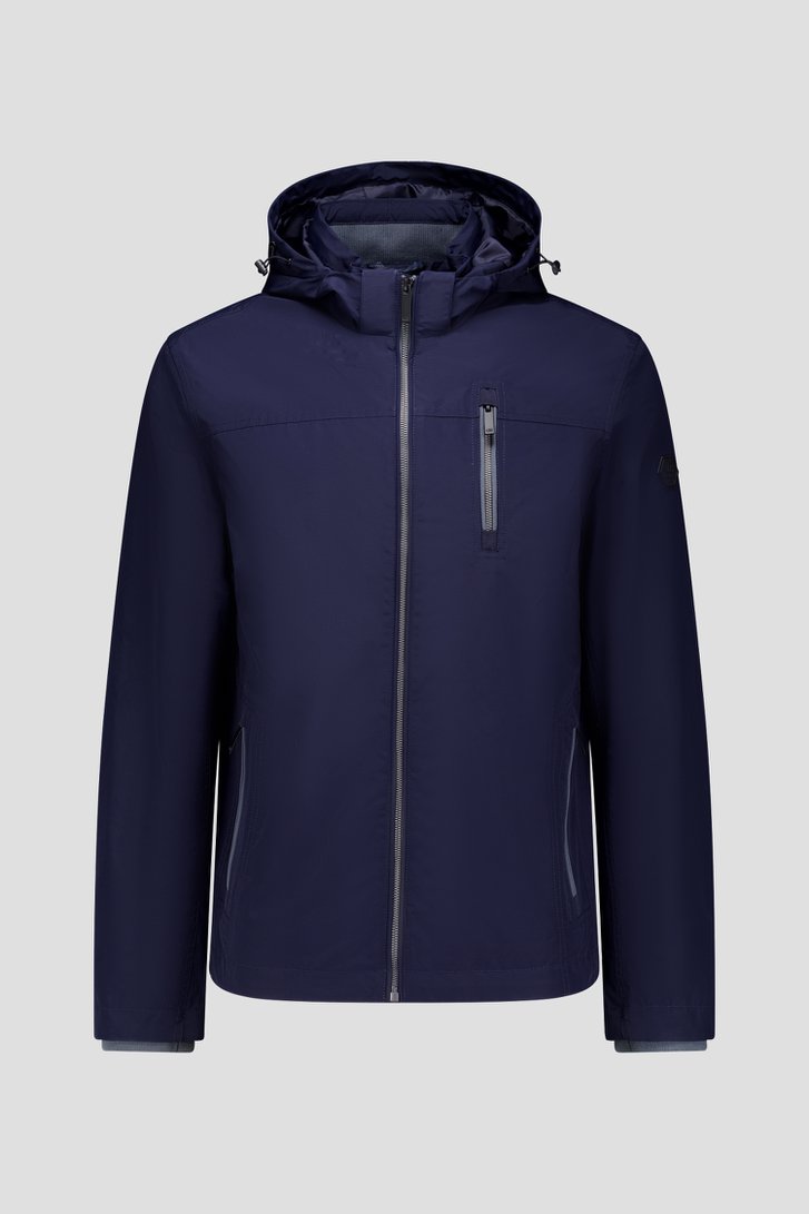 Imperméable bleu foncé avec capuche de Dansaert Blue pour Hommes