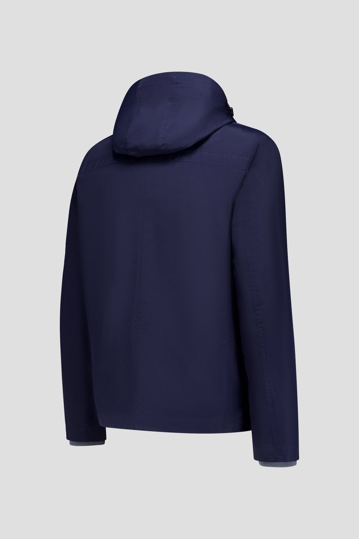 Imperméable bleu foncé avec capuche de Dansaert Blue pour Hommes