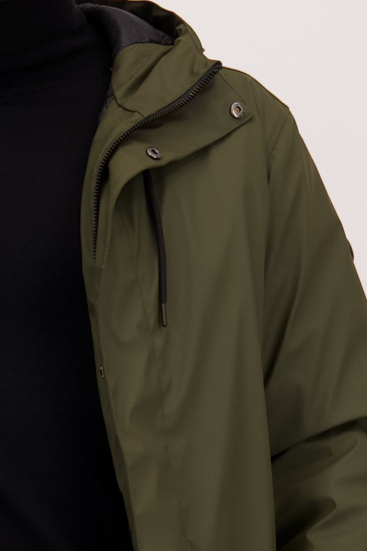 Détail de Imperméable kaki de Tantä pour Hommes