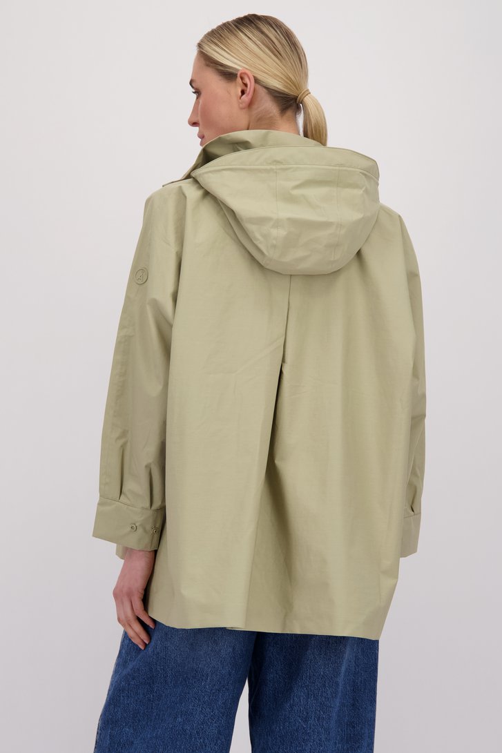 Le dos de Imperméable kaki de Tantä pour Femmes