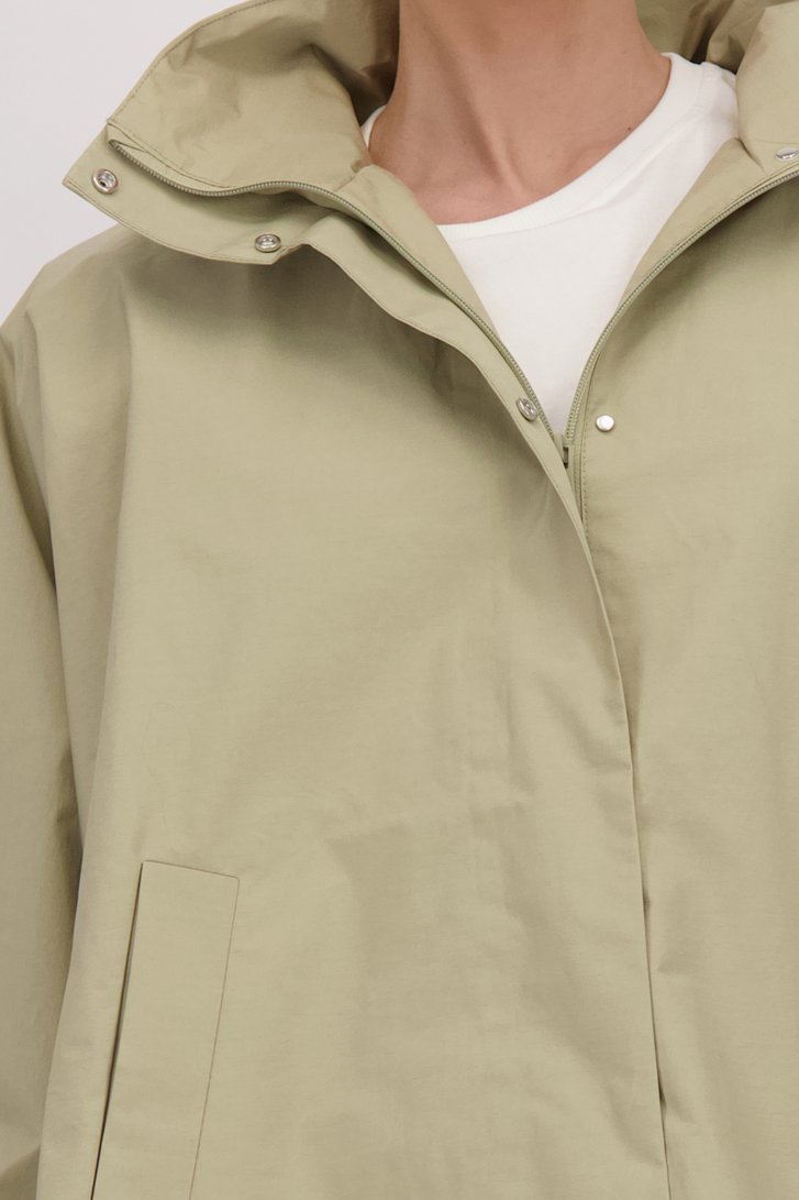 Détail de Imperméable kaki de Tantä pour Femmes
