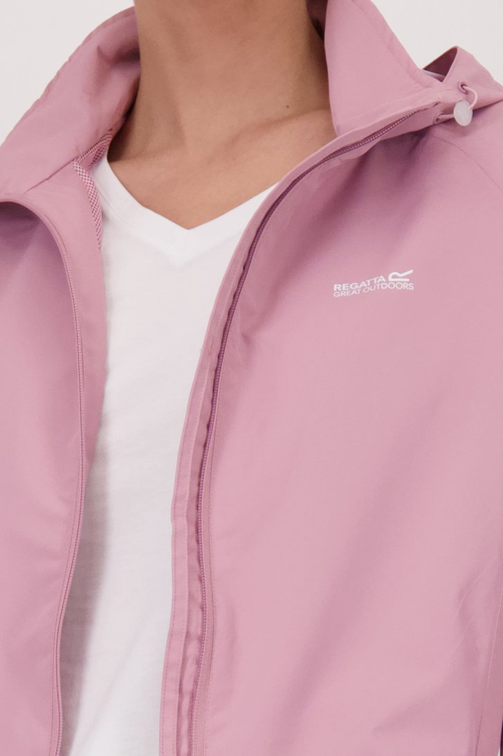 Imperméable lilas avec capuche amovible de Regatta pour Femmes