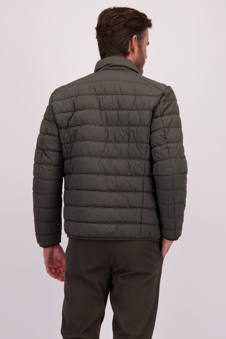 Le dos de Imperméable matelassé kaki de Marc O'Polo pour Hommes