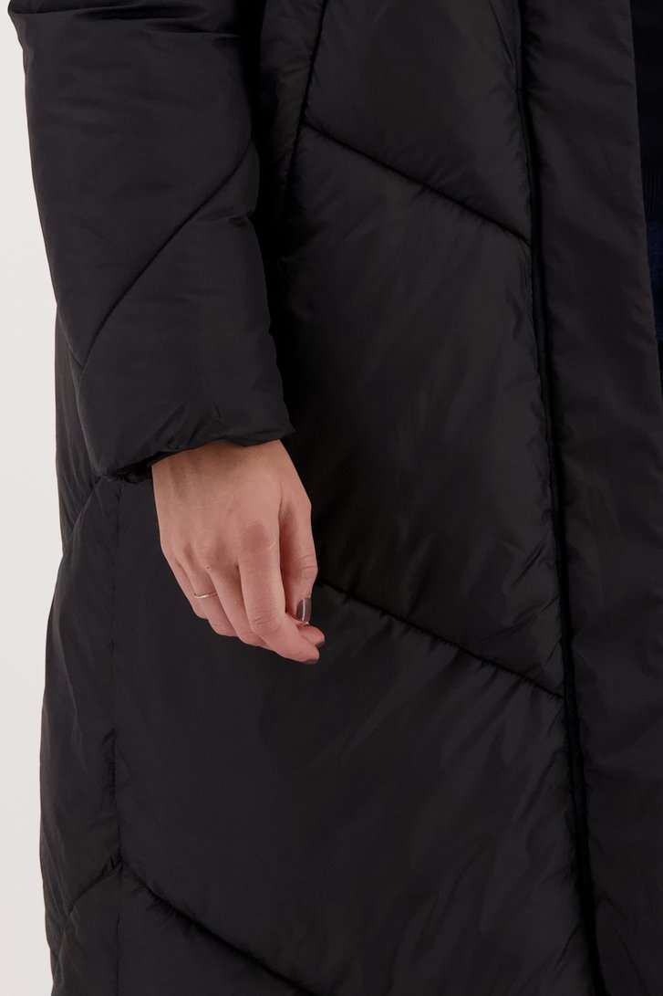 Imperméable matelassé noir avec capuche de Regatta pour Femmes