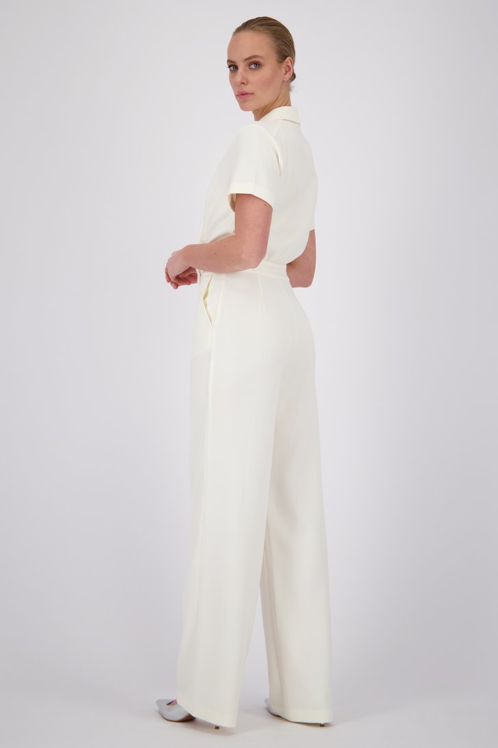 Ivoorwitte jumpsuit van D'Auvry voor Dames