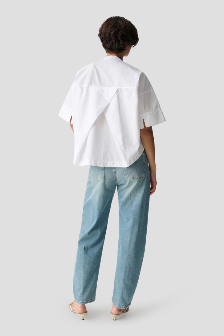 Le dos de Jean barrel fit bleu de Opus pants pour Femmes