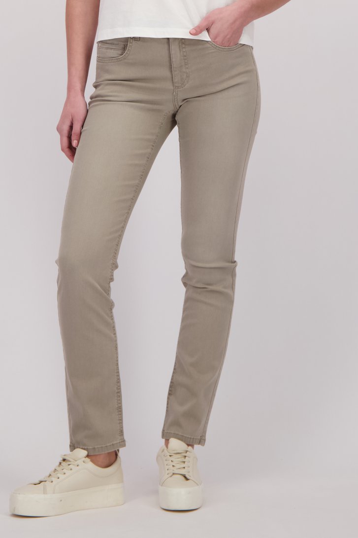 Détail de Jean beige - Slim fit de Angels pour Femmes