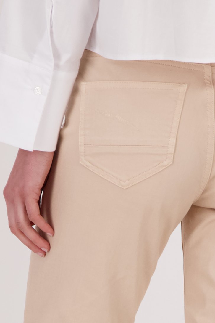 Jean beige - Tammy - Straight fit de Liberty Island Denim pour Femmes