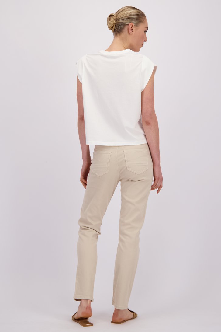 Photo supplémentaire 2 de Jean beige - Tammy - Straight fit de Liberty Island Denim pour Femmes