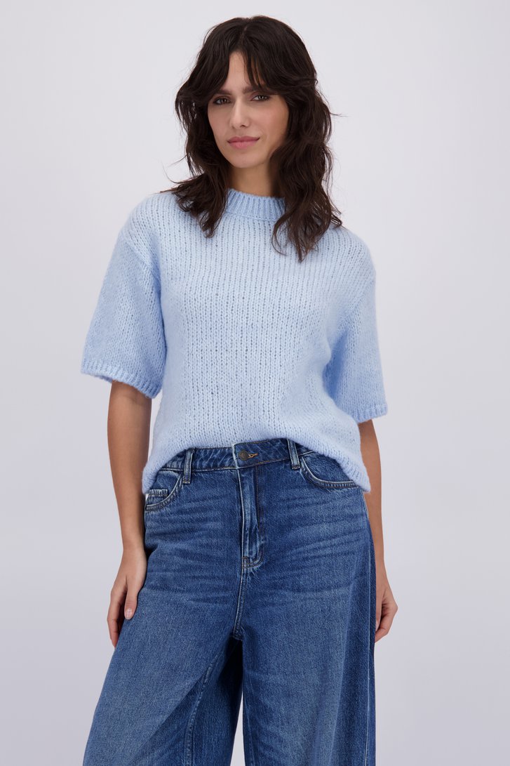 Le devant de Jean bleu - barrel fit de JDY pour Femmes