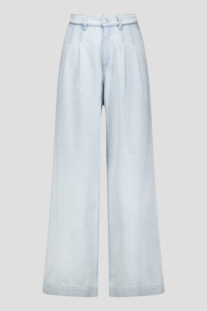 Jean bleu clair - Wide leg fit - Bourgeois de Murielle Victorine Scherre pour Femmes