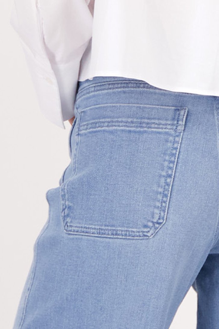 Jean bleu clair - wide leg fit de Liberty Island Denim pour Femmes