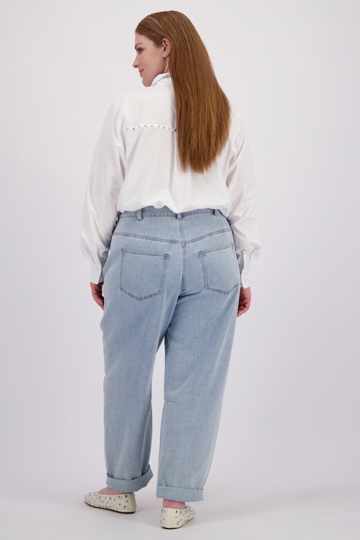 Le dos de Jean bleu – coupe barrel de Kaffe Curve pour Femmes