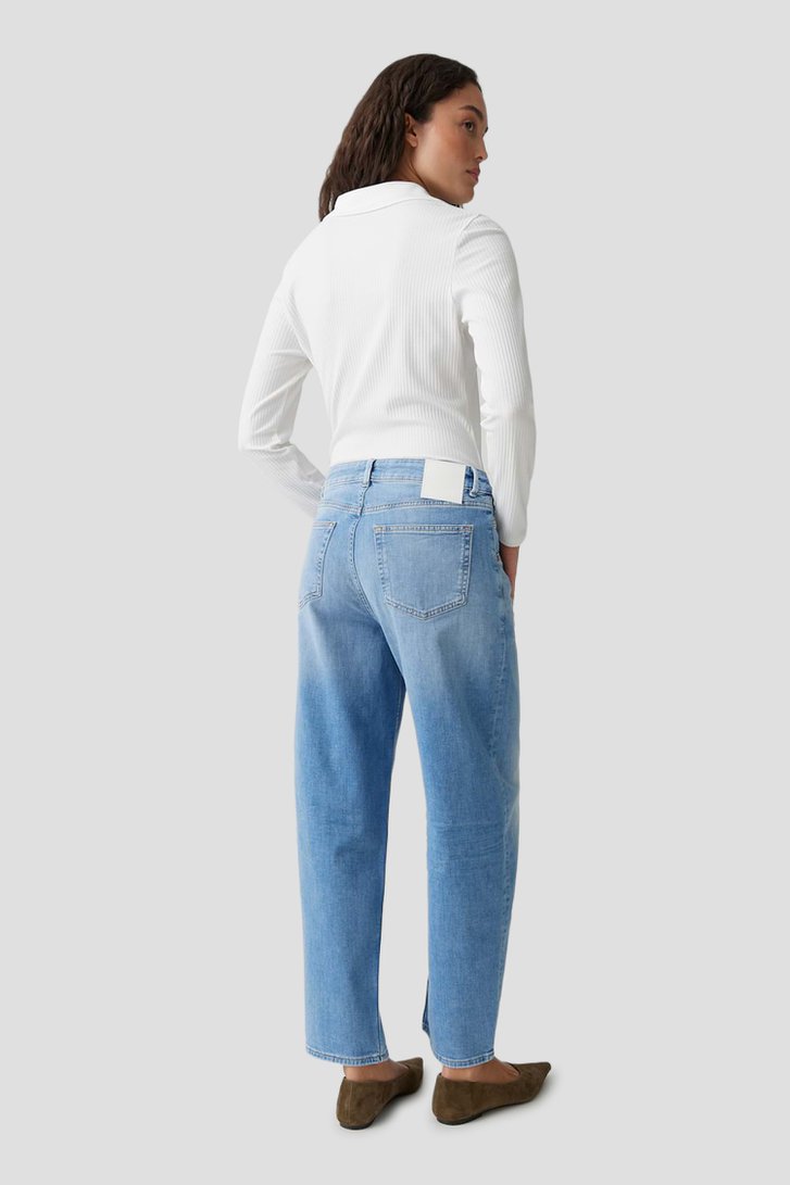 Le dos de Jean bleu - Coupe barrel de Opus pants pour Femmes