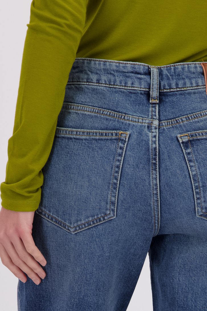 Détail de Jean bleu – Coupe wide leg de Marc O'Polo pour Femmes