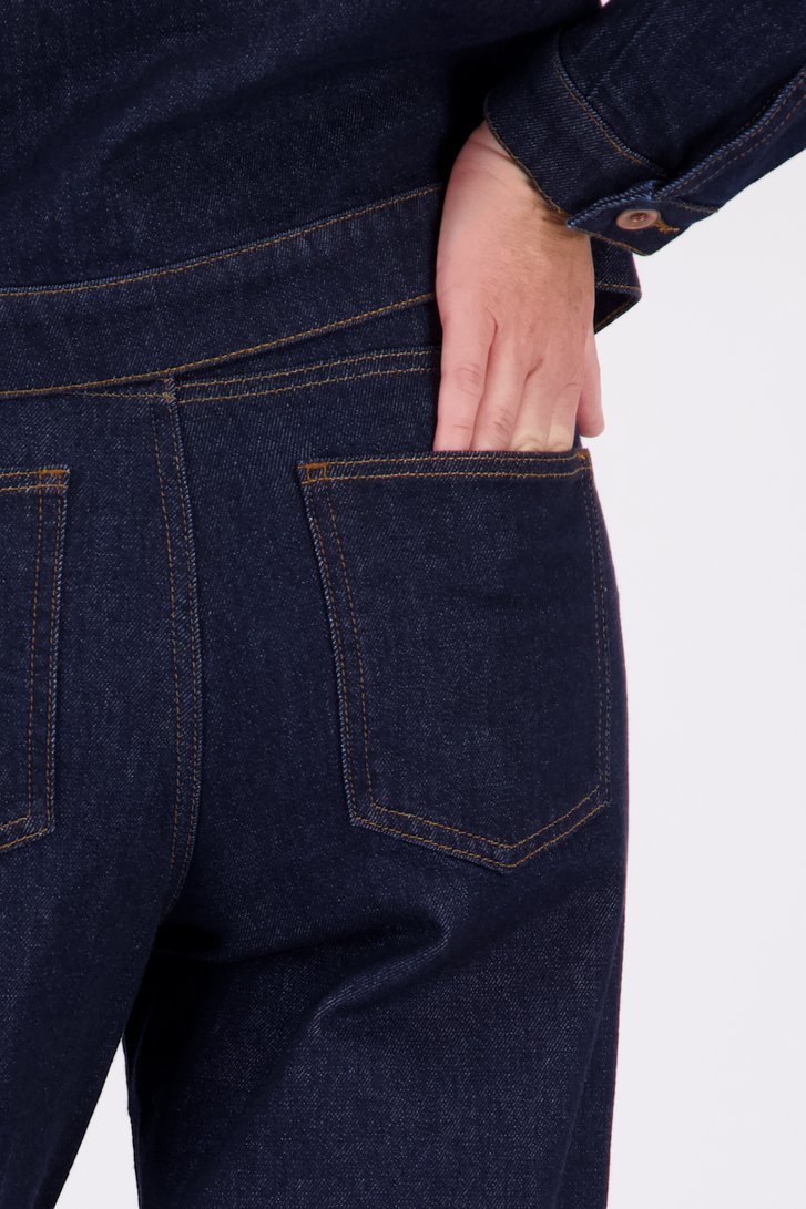 Détail de Jean bleu foncé à coupe large de Libelle pour Femmes