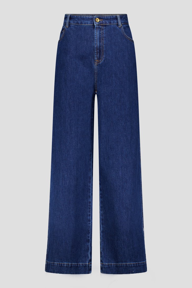 Jean bleu foncé – Wide leg fit de Liberty Island Denim pour Femmes