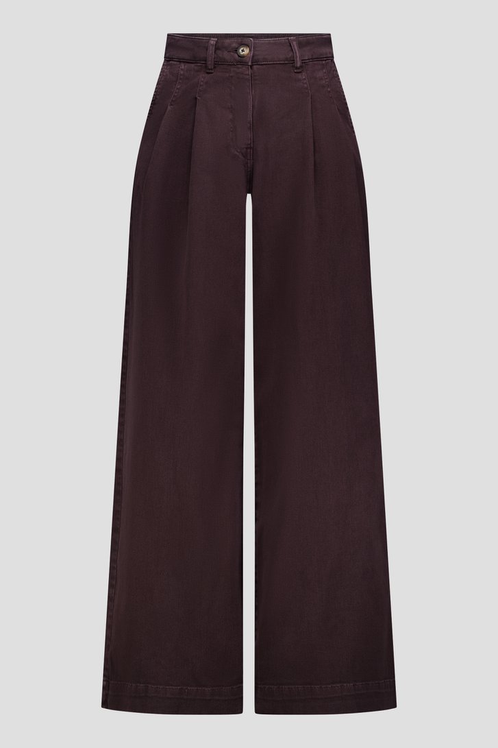 Photo produit 1 de Jean brun large avec plis de Liberty Island Denim pour Femmes