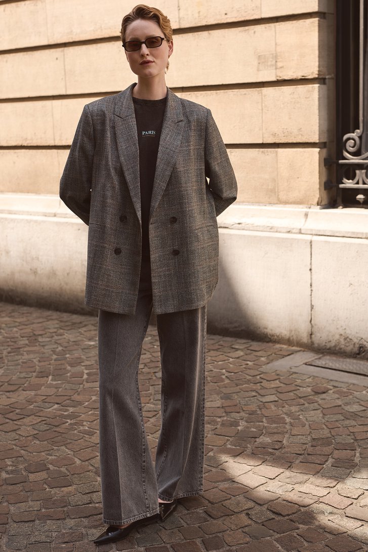 Photo supplémentaire 5 de Jean gris à jambe large de Louise pour Femmes