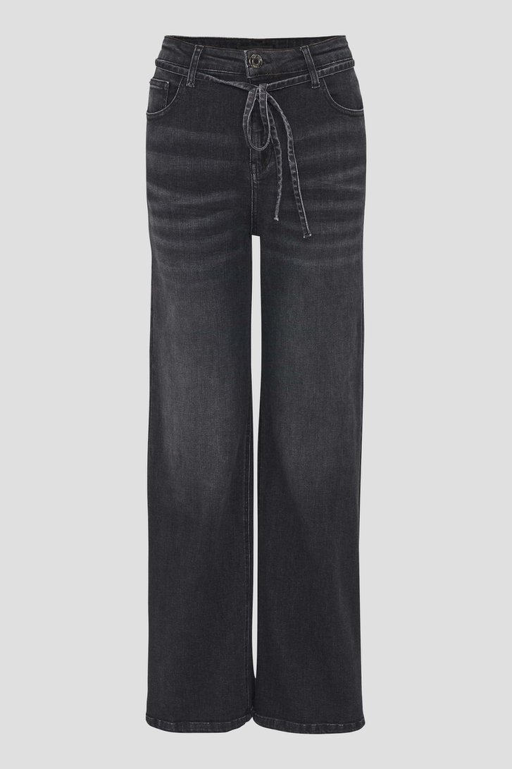 Photo produit 1 de Jean gris avec nœud papillon - Wide leg fit de Opus pour Femmes