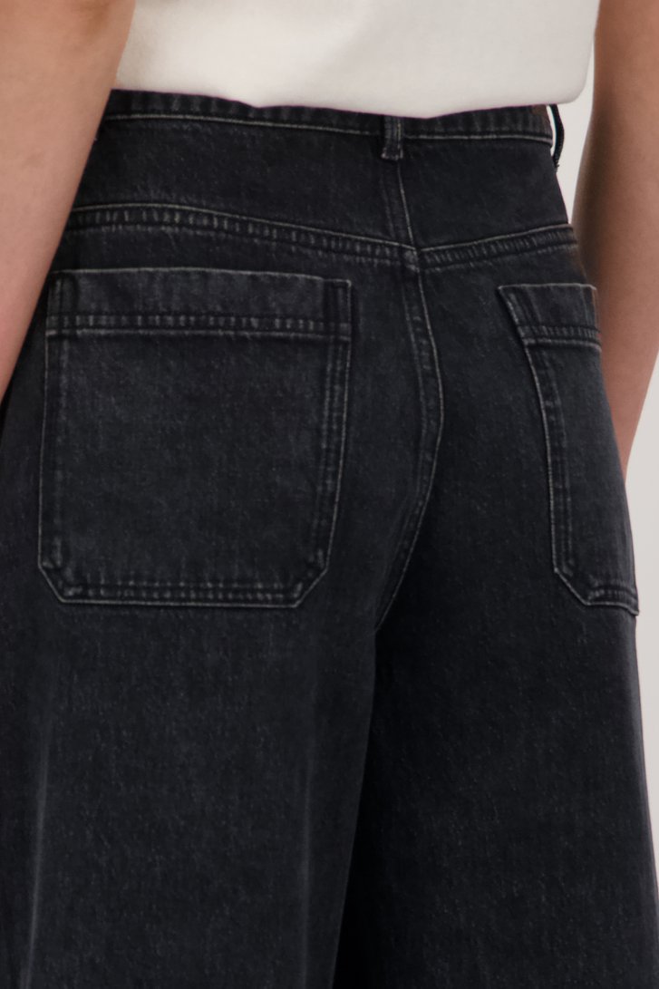 Jean gris foncé - Wide leg fit de Liberty Island Denim pour Femmes