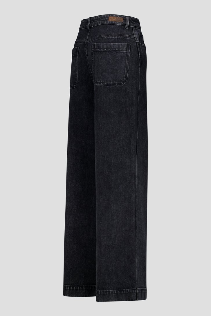Jean gris foncé - Wide leg fit de Liberty Island Denim pour Femmes