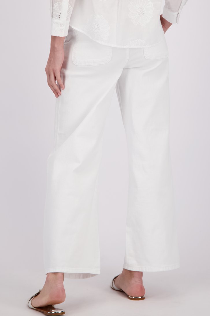 Jean large blanc de More & More pour Femmes