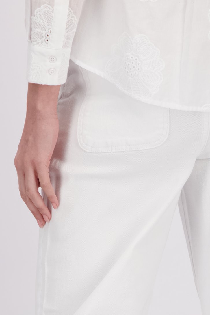Jean large blanc de More & More pour Femmes