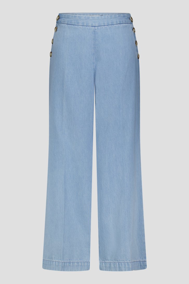 Photo produit 1 de Jean large bleu avec boutons de Libelle pour Femmes