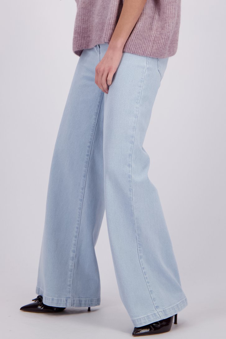 Photo produit 2 de Jean large bleu clair de D'Auvry pour Femmes