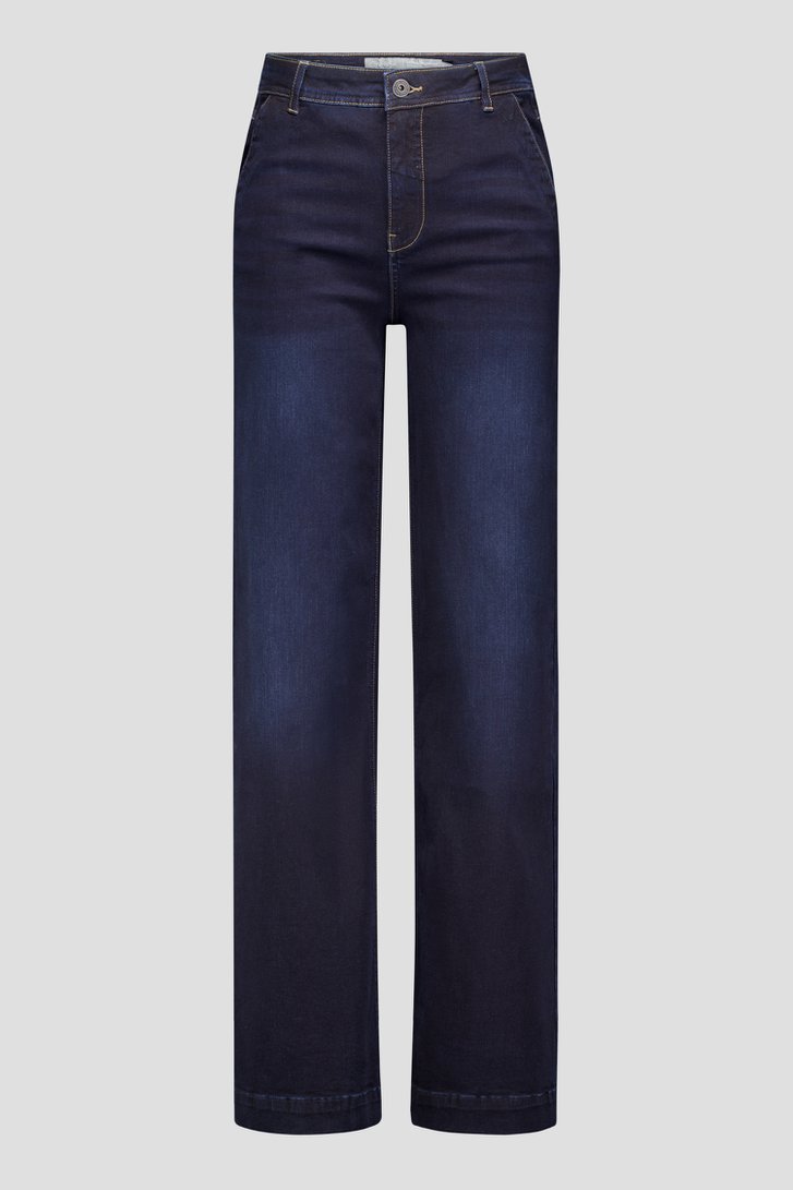 Photo produit 1 de Jean large bleu foncé de Geisha pour Femmes