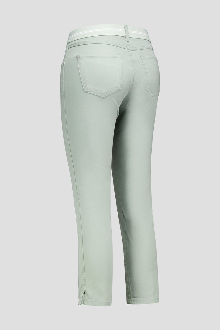 Jean vert avec taille élastique - longueur 7/8 de Angels pour Femmes