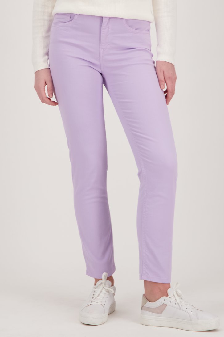 Jean violet clair - Tammy - straight fit - L32 de Liberty Island Denim pour Femmes