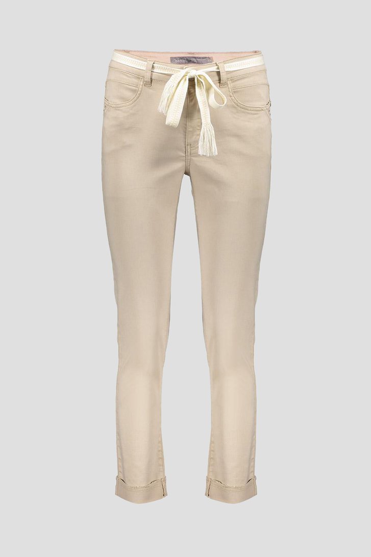 Jeans beige - Skinny fit - Longueur 7/8 de Geisha pour Femmes