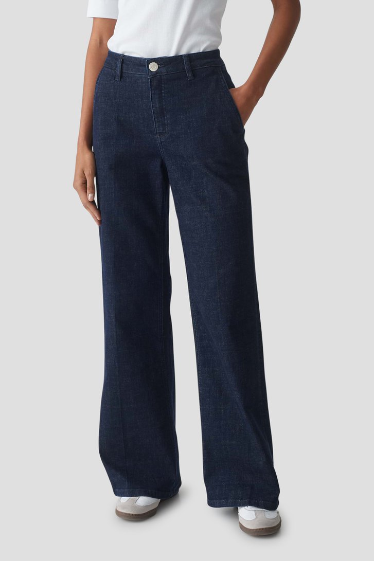 Jeans bleu marine ample de Opus pour Femmes