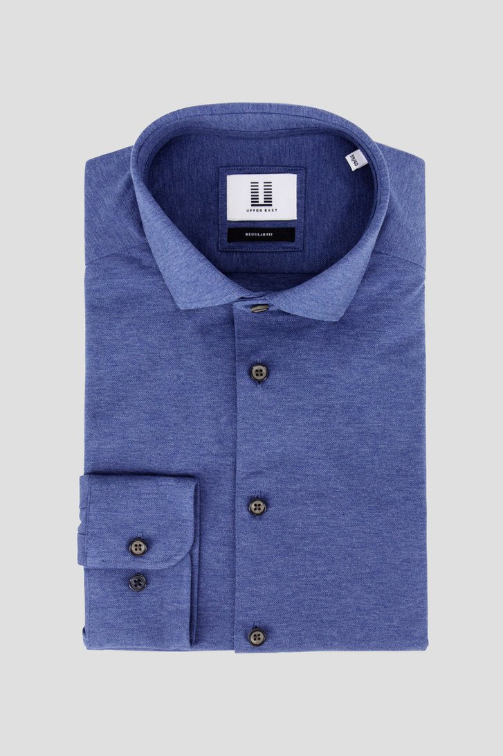 Jeansblauw hemd - Regular fit van Upper East voor Heren