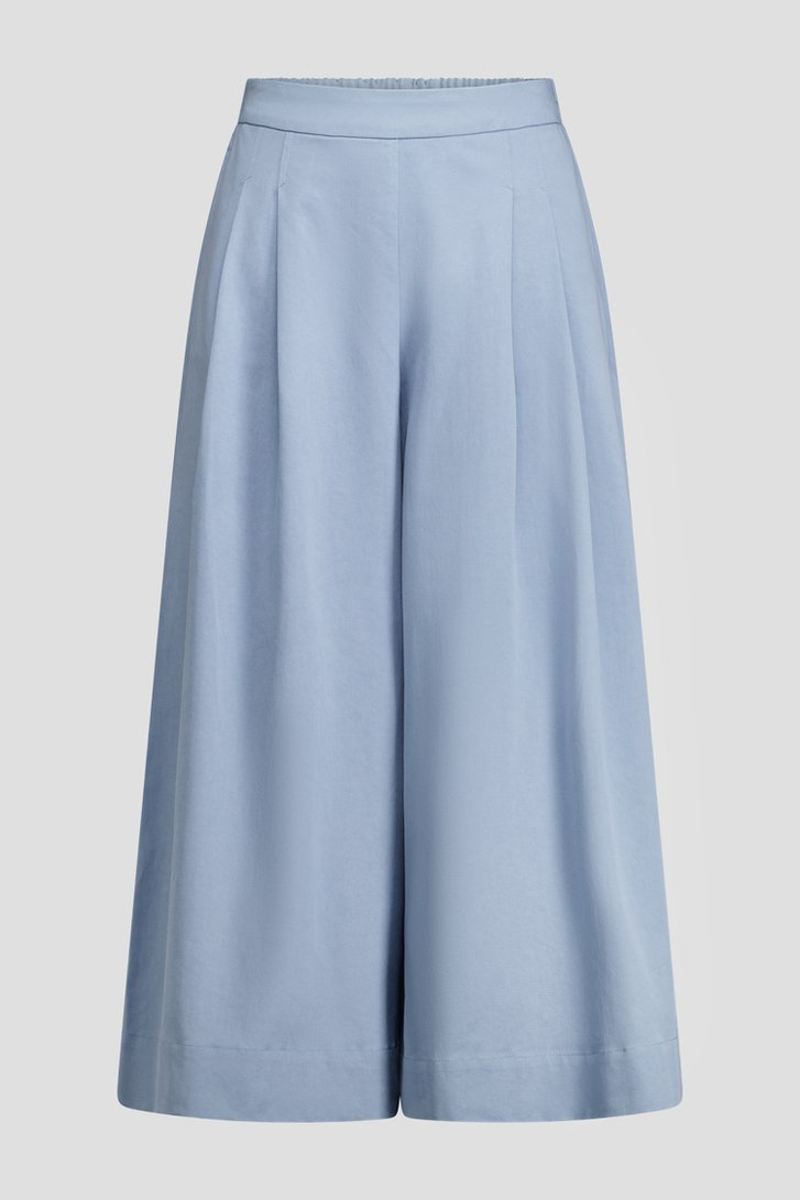 Photo produit 1 de Jupe-culotte bleu clair à taille élastiquée de Libelle pour Femmes