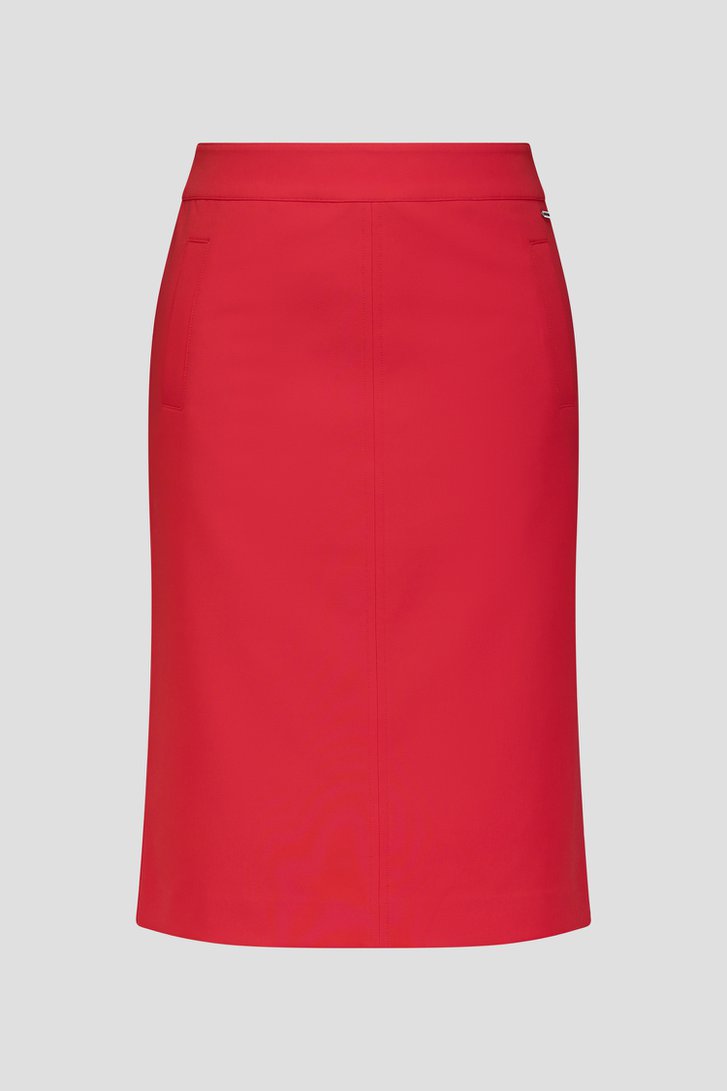 Photo produit 1 de Jupe droite rouge  de Claude Arielle pour Femmes
