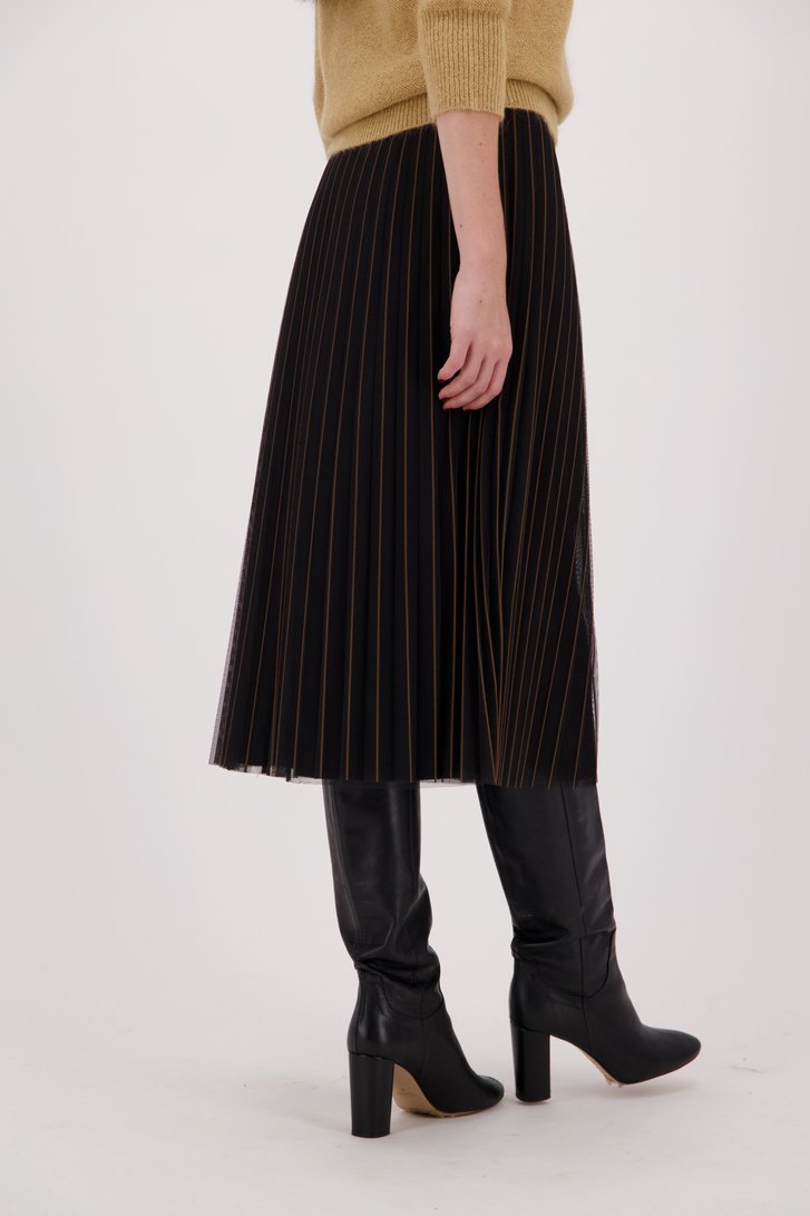 Jupe en tulle noir avec rayures dorées  de D'Auvry pour Femmes