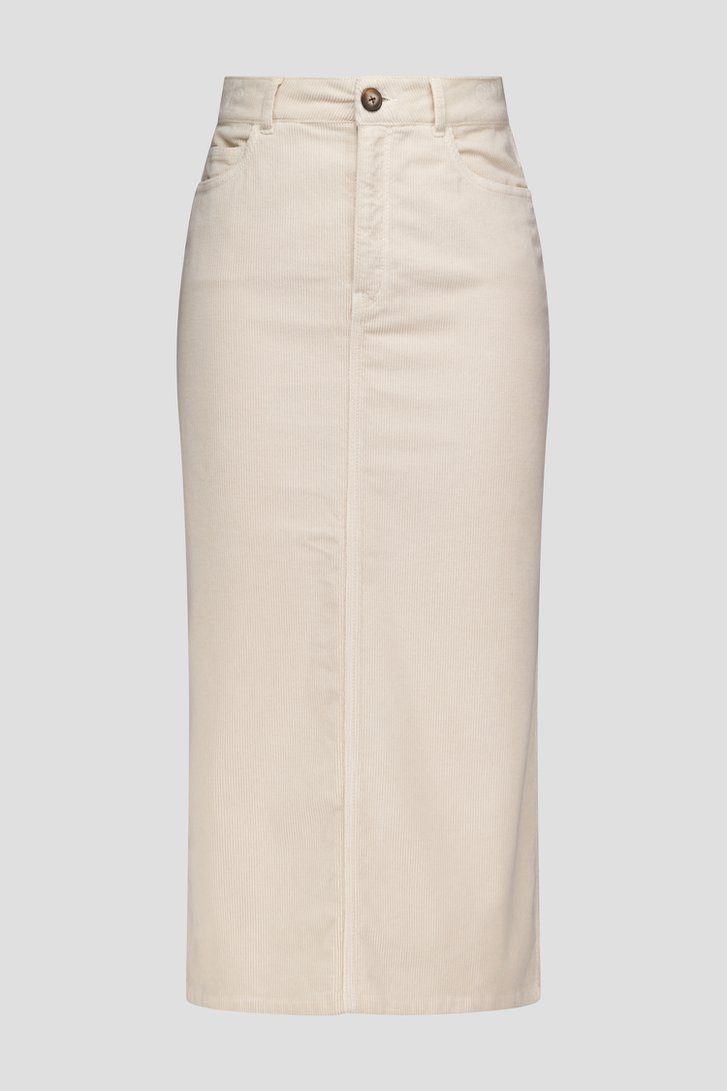 Photo produit 1 de Jupe en velours beige de Libelle pour Femmes