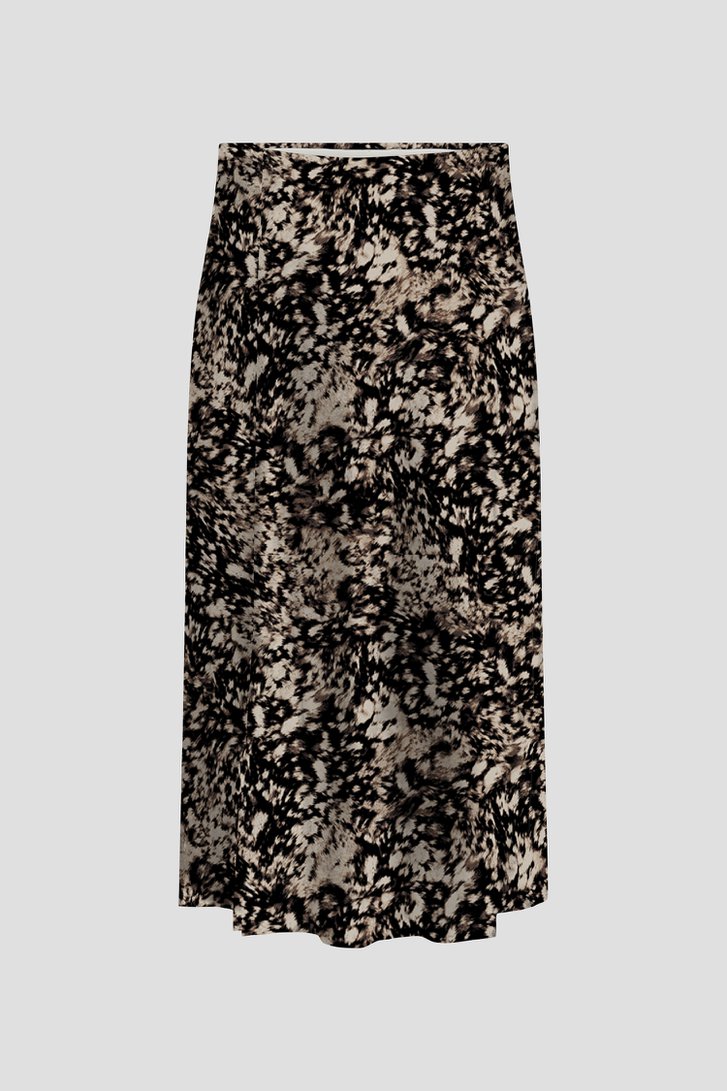 Photo produit 1 de Jupe longue avec imprimé brun-beige de ONLY Carmakoma pour Femmes