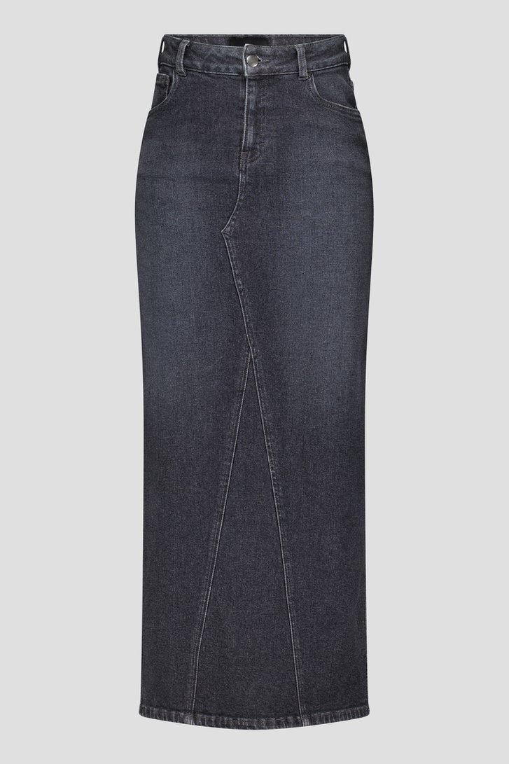 Jupe longue en jean gris de AC by Annelien Coorevits pour Femmes