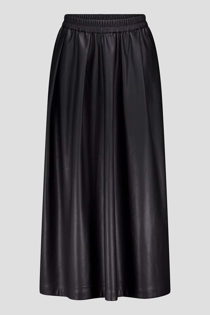 Photo produit 1 de Jupe longue noire effet cuir de Louise pour Femmes