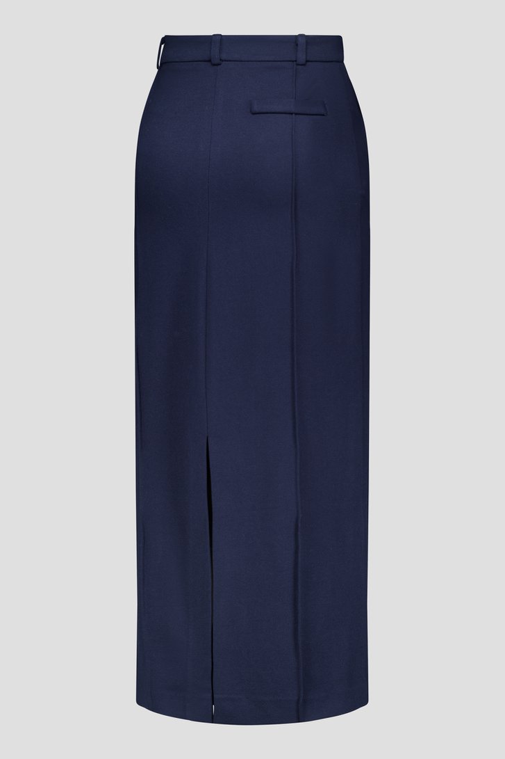 Jupe maxi bleu marine avec fente à l'arrière de AC by Annelien Coorevits pour Femmes