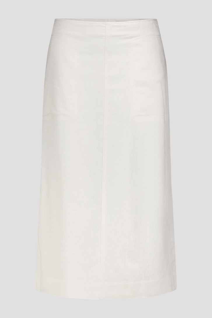 Jupe midi blanche de Libelle pour Femmes
