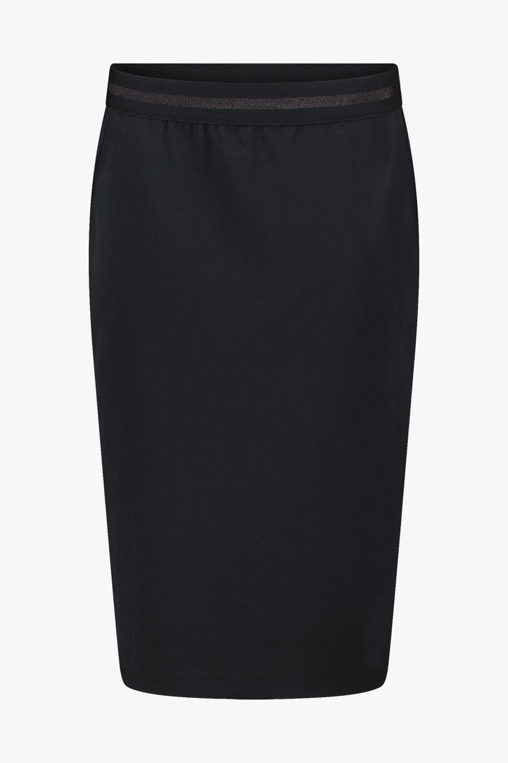Photo produit 1 de Jupe noire à taille élastique de Claude Arielle pour Femmes