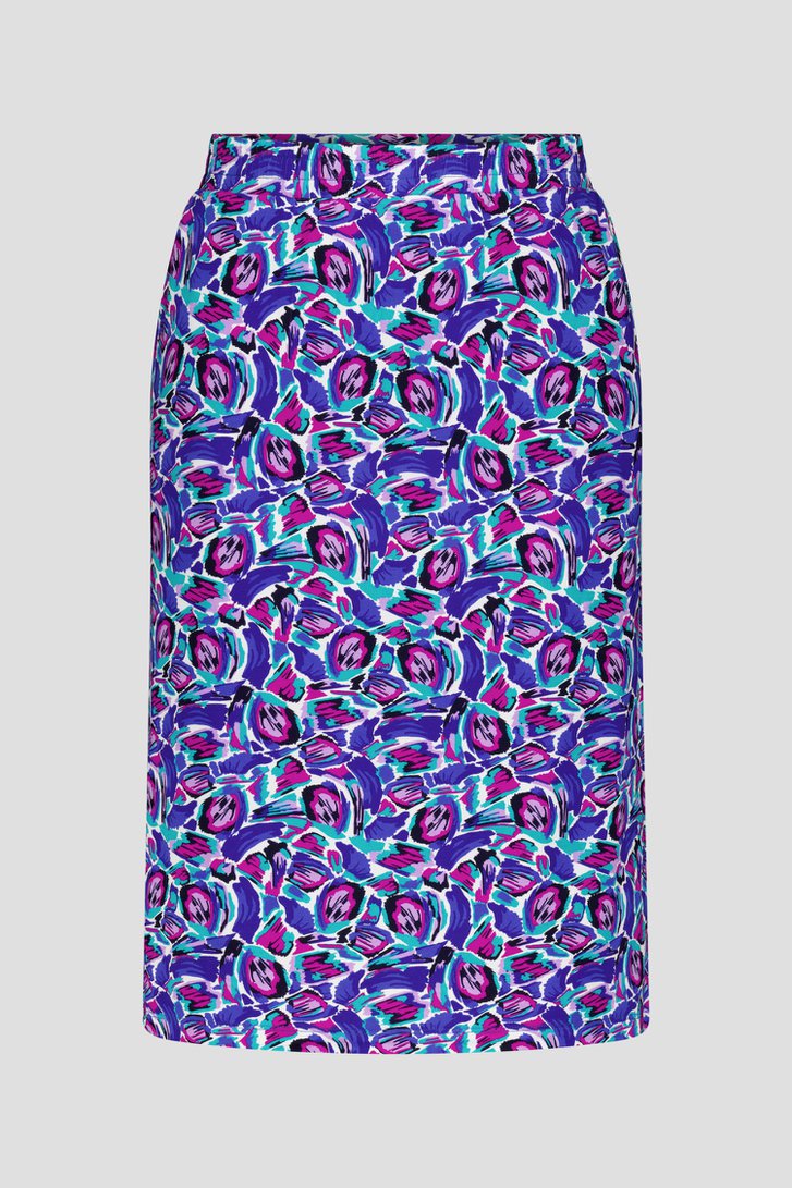 Jupe violette avec imprimé de Claude Arielle pour Femmes