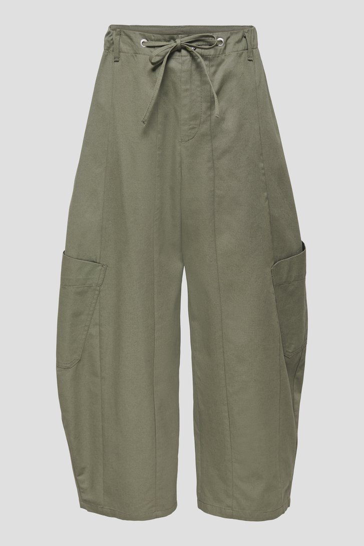 Productfoto 1 van Kaki cargobroek met striklint door JDY voor Dames