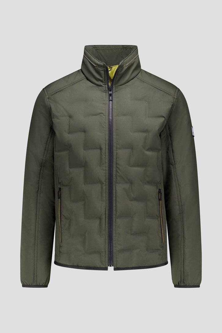 Productfoto 1 van Kaki jas met opstaande kraag door Gate One voor Heren